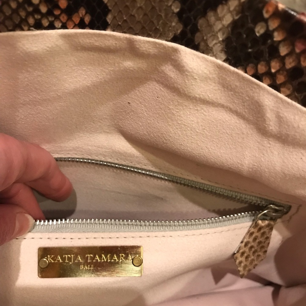 Katja Tamara Genuine Python Clutch - Picture 6 of 8